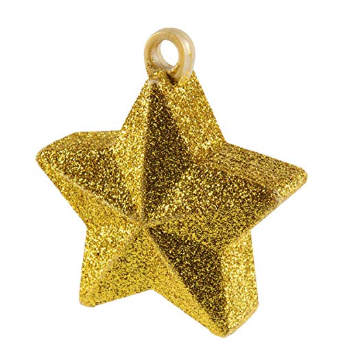 Leste pour ballon en forme d'étoile or glitter pour centre de table anniversaire