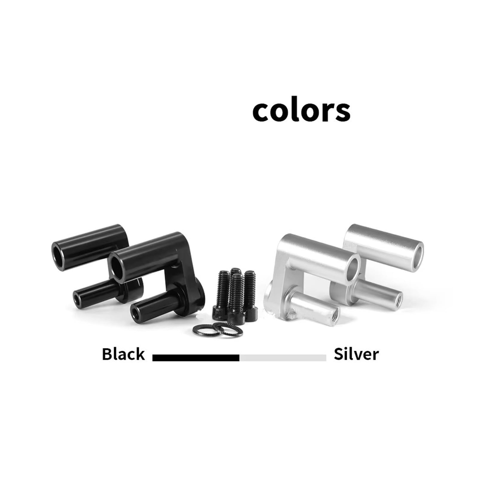 Para R 1200 RT Para LC Para 1250 Adaptador Manillar Extensible Con Abrazadera Elevadora Ajustable 1,625" Para Motocicleta Alzas Manillar Moto(Negro)