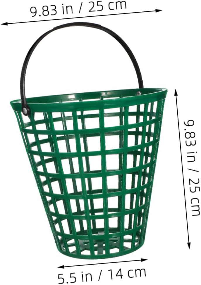 VOSAREA 2pcs Portable Golf Holder Basket Plastic Storage Container for Organizing Golf