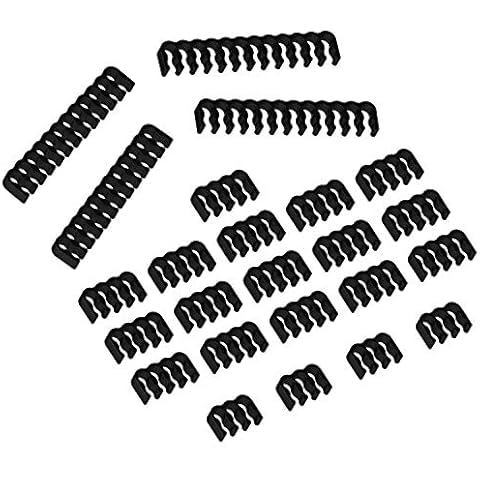 LINKUP - Combs for PSU Cable Extension | 4 x 24 P | 16 x 8 P | 4 x 6 P | Black Cover