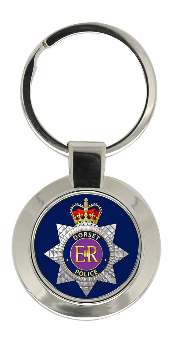 Giftshop Uk Unisex Silver Coloured Metal Dorset Police Key Ring