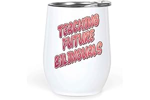 Bilingual Teacher Wine Tumbler: Embark on Your Educational Journey