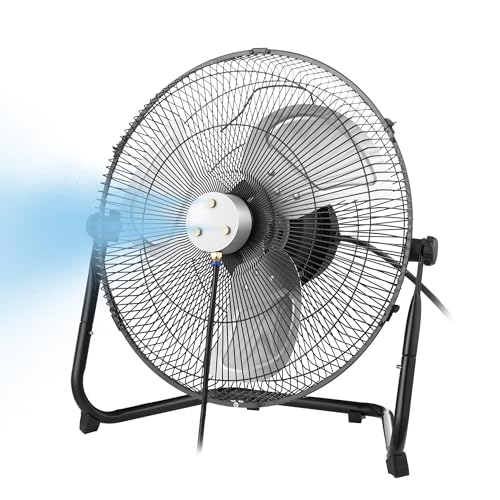 Windigaga 14' Misting Fan, Magnetic Misting Wall-Mounted Fans for Outside, Up to 26ft Cooling Mist,...