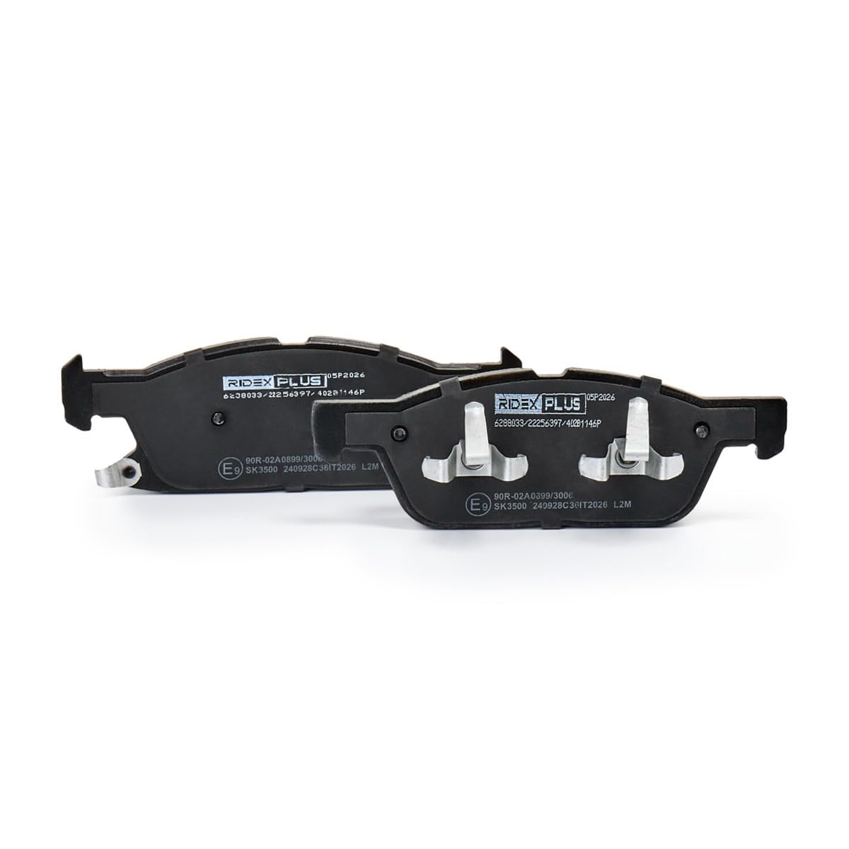 RIDEX PLUS 402B1146P Juego para eje Juego de pastillas de freno Delantero Compatible con FORD Kuga Mk3 DFK