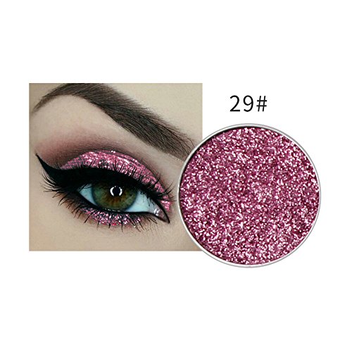 NICEFACE Sombras de Ojos Paletas de Sombras para Ojos Glitter con Lentejuelas Minis para Maquillaje de Fiesta Sombras Multifuncionales para Labios y Uñas (29#)