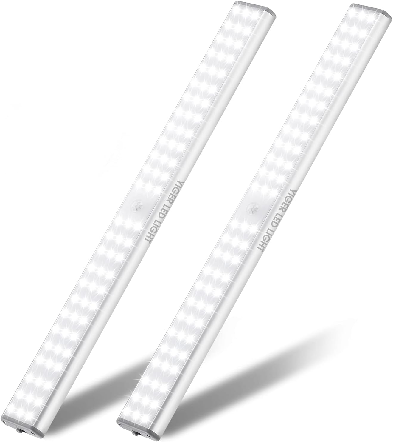 78 LED Closet Lights (2 Pack), Under Cabinet Lighting, Rechargeable LED Night Light, Motion Activated. Ideal for Closet, Cabinet, Kitchen,Wardrobe,Cupboard,Hallway,Pantry,etc