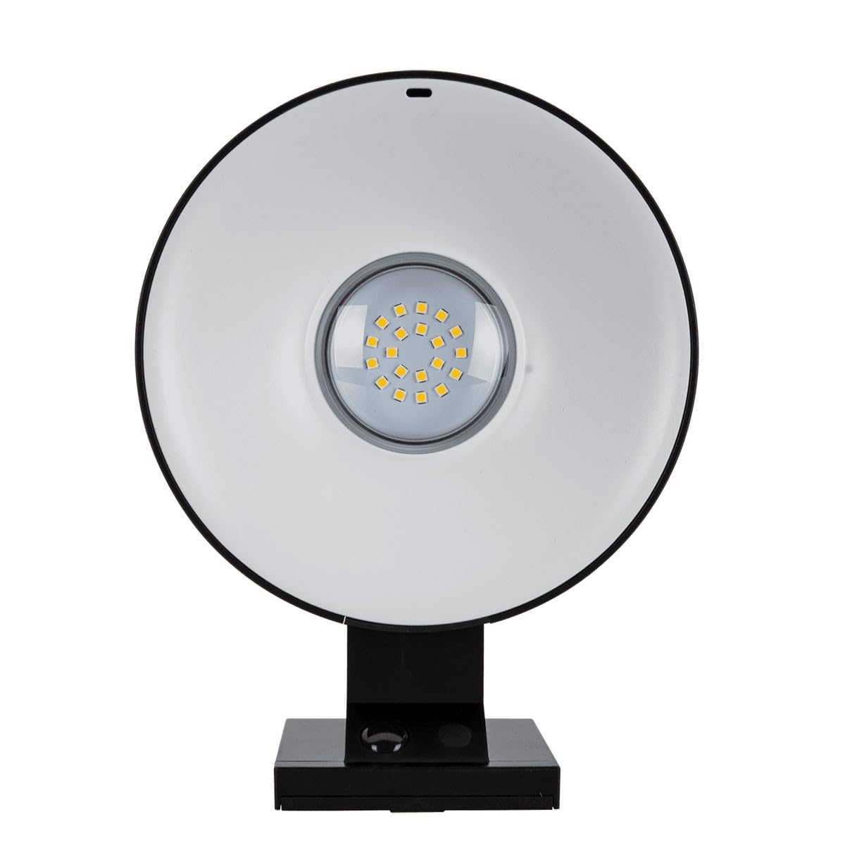 ASLO - Solarna lampa ścienna LED, czarna, 5,26 W, 1000 lm, kąt 120°, bezprzewodowa, inteligentna, IP54