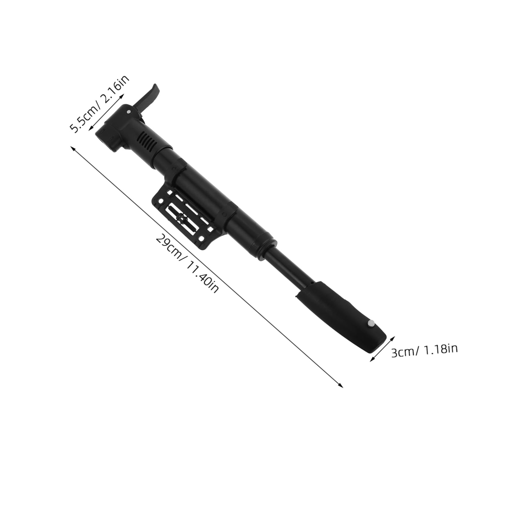 ifundom Rapid Inflation Hand Pump for Bicycles Compact Pump High Pressure Road Bike Inflator