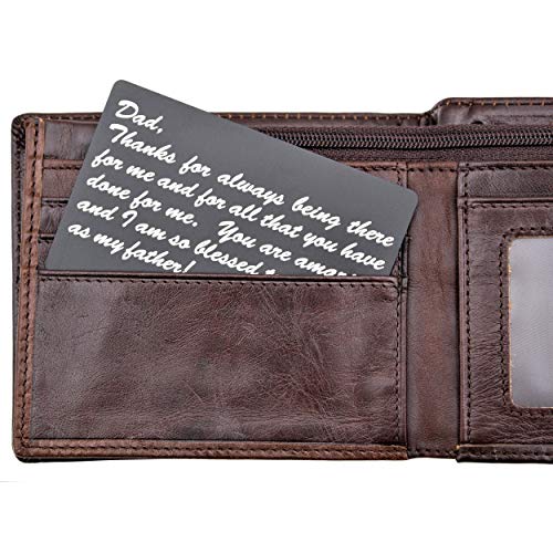 Palmetto Wood Shop Personalized Engraved Aluminum Wallet Card4