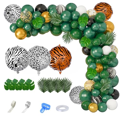 Image of Amandir 152Pcs Jungle Safari Balloon Garland Arch Kit