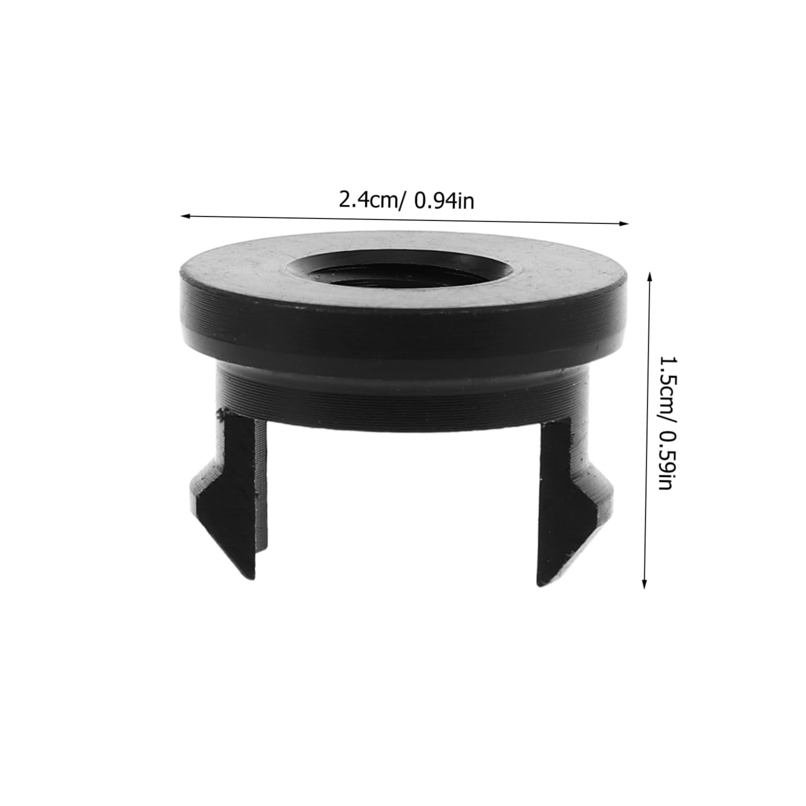 Universal Shift Knob Retainer & Boot Buckle – Black Aluminum Gearhead Limiter