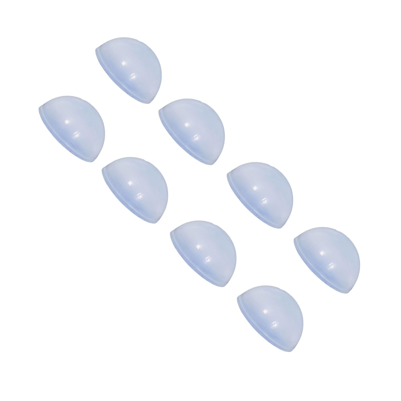 8Pcs / pack Soft Rubber Feet for Loudspeaker Music Player Laptop to Reduce Vibrate and Improve Sound Hemispherical Rubber Mattresses