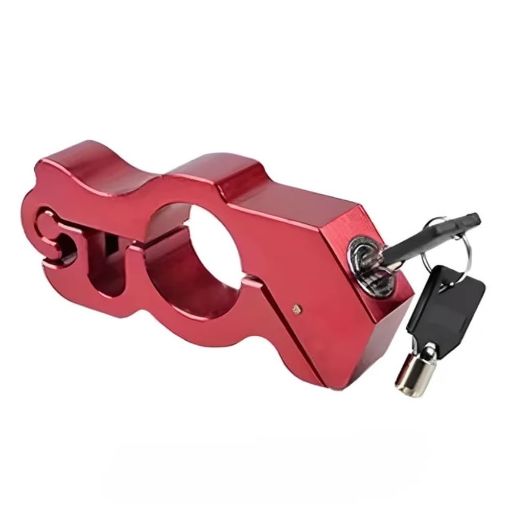Anti Theft Safety Alloy Lock Brake Handle Accessories(Red)