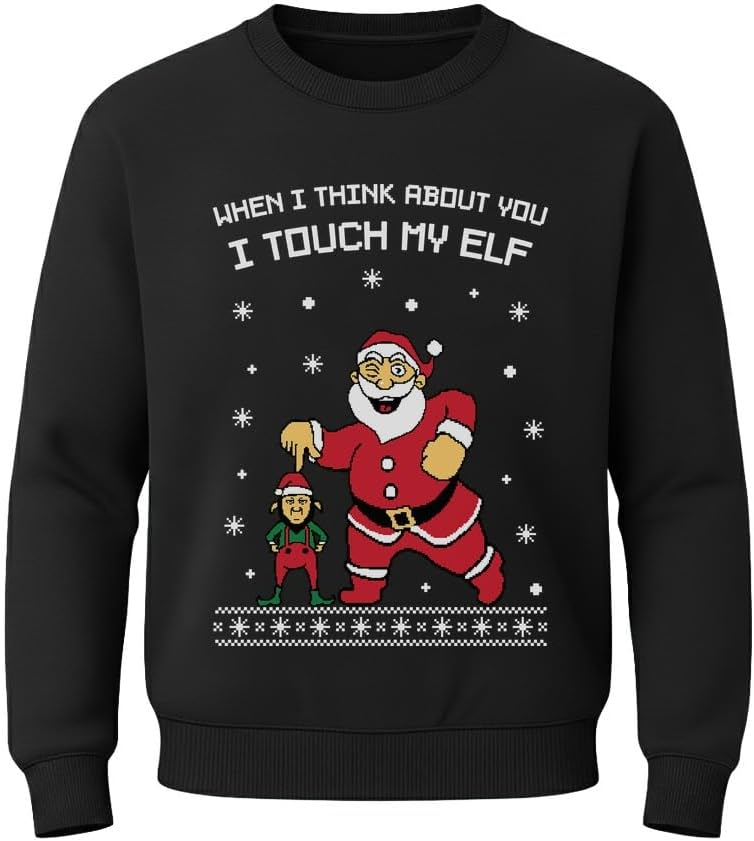 Tstars Birthday Boy Jesus Sweatshirt - Mens Ugly Christmas Sweater Style Xmas Holiday Pullover for Party or Events