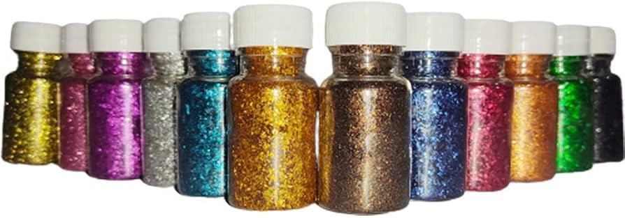 CosaCentrum Glitter,Sparkle Glitter Powder, Glitter Dust for Art & Craft,School, Rangoli and DIY Projects-image-37