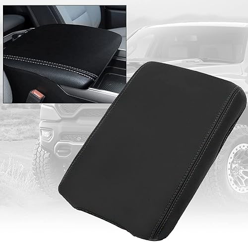 Miniatura 7 de sportuli Funda para consola central, de piel antiarañazos, repuesto para Dodge RAM 1500 2500 3500 2019-2024 2025, para todas las marcas y modelos