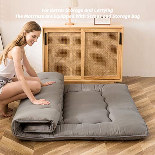 image for MAXYOYO Japanese Floor Mattress Futon Mattress, Thicken Tatami Mat Sle