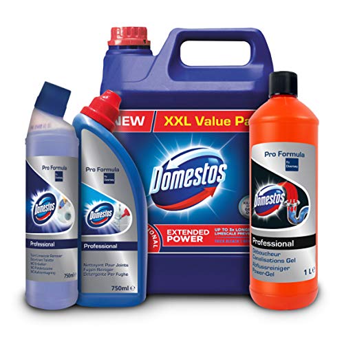 Domestos Professional 100866809 Original Hygienereiniger mit Aktivchlor für Reinigung, Bleiche, bakterizid und fungizid, 5 L – Ansicht 2