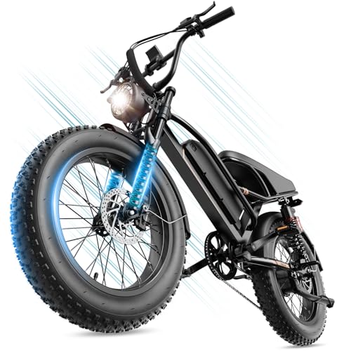 SYFTLLSJY Electric Bike for Adults Electric Bicycles 3000W/2000W Peak 20'/16' Fat Tire All-Terrain E-Bike 32/28MPH Electric Dirt Ebike for Road Sand Mountain Snow 48V Electric Motorcycle