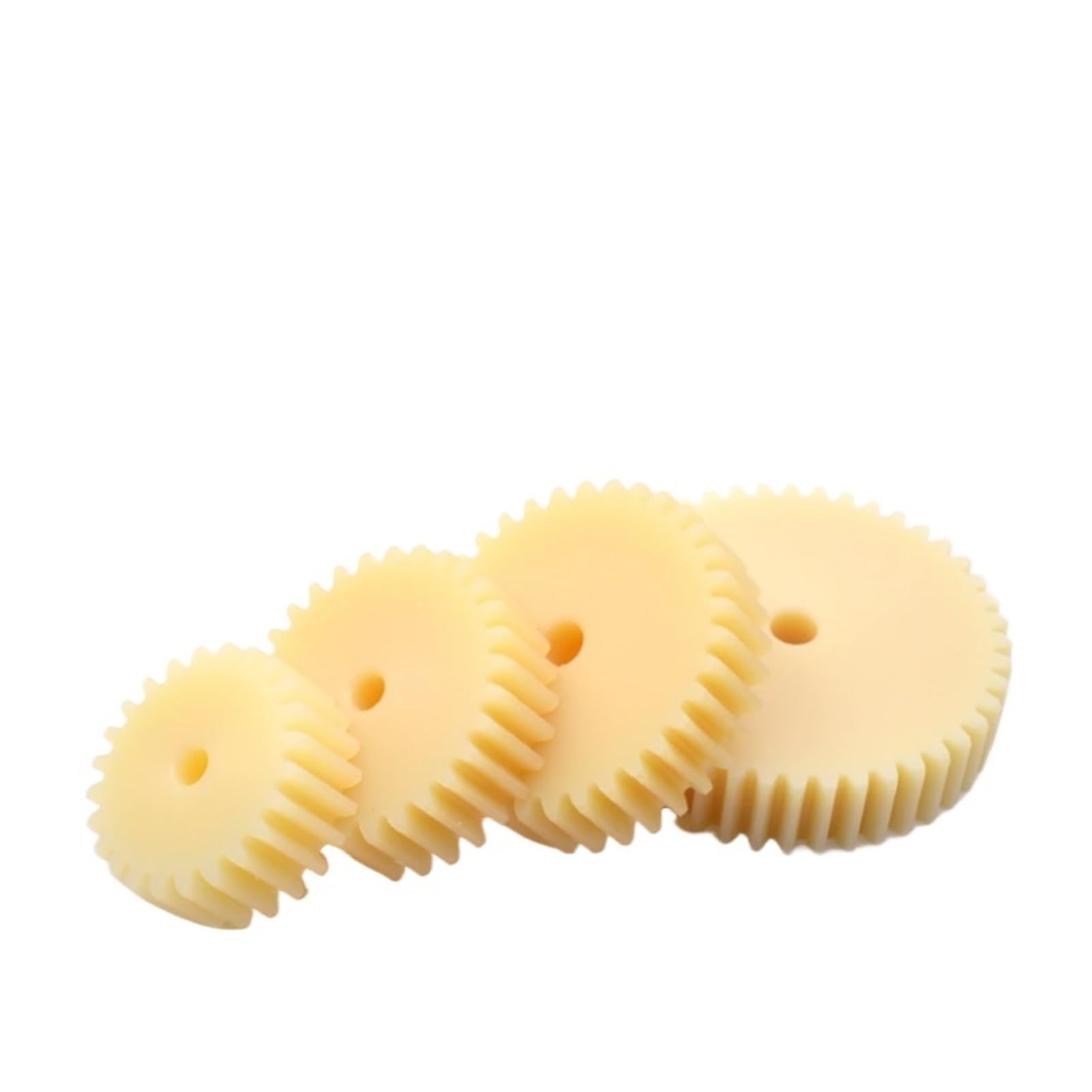 GUTUYEHKEA Spur Gear 1pc 2M 12T-27T Nylon Plastic Transmission Drive Cylindrical 2 Modulus 12-27 Teeth(12 Teeth)