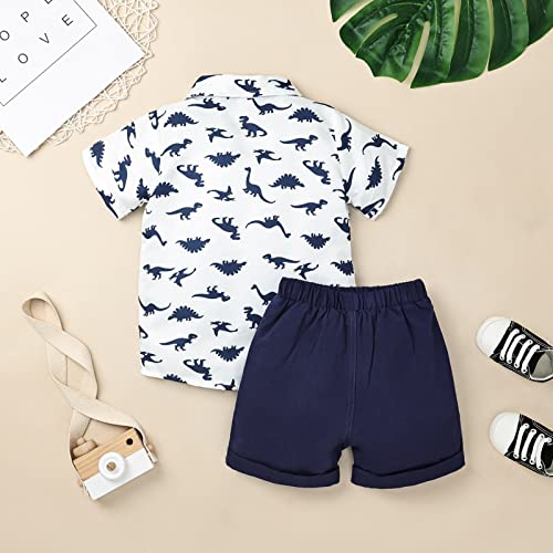 Image of Toddler Baby Boy Clothes Summer Outfits Shorts Set 12 Months-4T