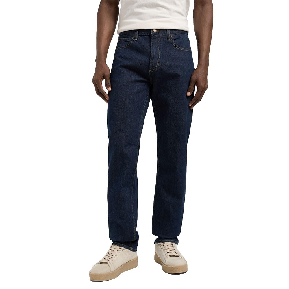 Lee Men's Jeans West, Regular Straight Fit, Straight Leg