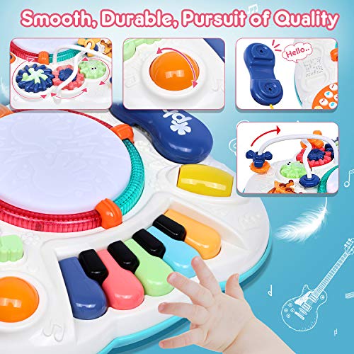 HINZER Activity Table Musical Baby Toys Toddler Activity Tables for Baby Infants Educational Learning Toys Sit-to-Stand Discover Table Toddler Boys & Girls Toys for 1 2 3 Years Old 6 Months Up - Thumbnail 4