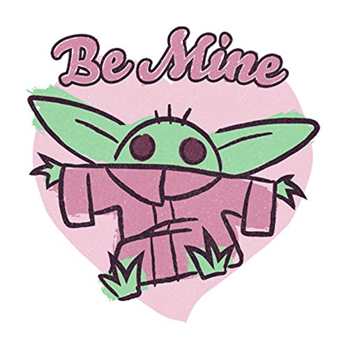 Fifth Sun Star Wars: Mandalorian Be Mine Groku Girls Short Sleeve Tee Shirt2