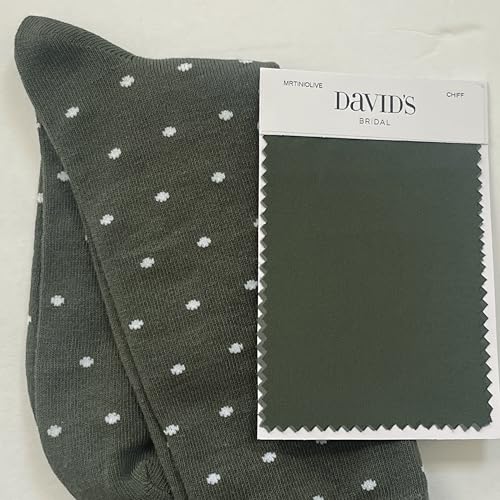 Olive Green/Sage Olive/Army Green/Dusty Olive Groomsmen Socks - Stylish Men's Dress Socks Gift3