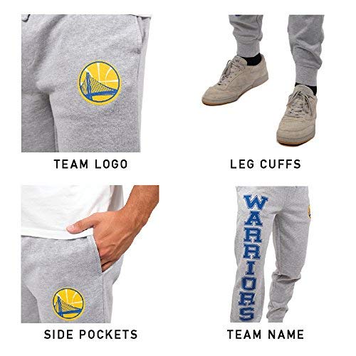 image for Ultra Game NBA Men's Super Soft Team Jogger Sweatpants, Chicago Bulls,