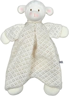 Bahbah The Lamb Baby Lovey with Natural Rubber Teether Head Baby Toys & Gifts for Ages 0 to 2
