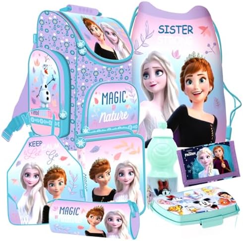 Eiskönigin Anna & Elsa Schulranzen-SET – 4-t Produktbild-Vorschau 4
