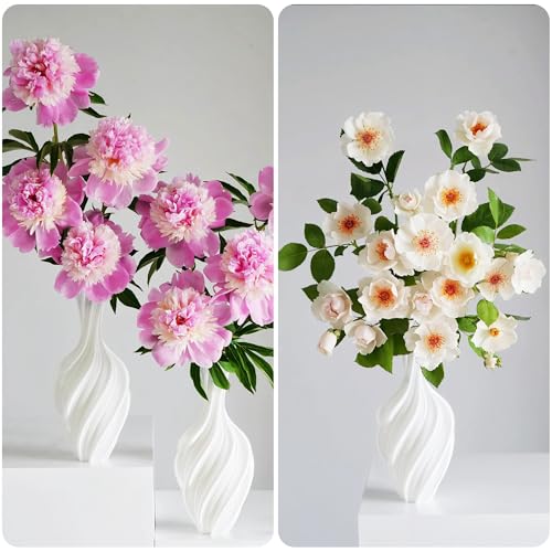 White 3D Printed Vase - 10