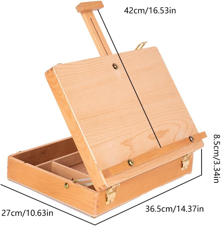 Artist Painting Box Foldable Easel Design Sketch Box for Painting and Sketching