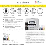 Epson EcoTank Pro ET-5850 Wireless Color All-in-One Supertank Printer with Scanner, Copier, Fax and Ethernet, White - Image 2