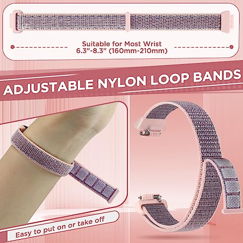 Image of Nylon Bands Compatible for Fitbit Inspire 3 /Inspire 2 /Inspire /Inspire HR /Ace 3 /Ace 2 Bands, Breathable Sport Replacement Straps Soft Adjustable Solo Loop Nylon Wristband for Women Men Kids