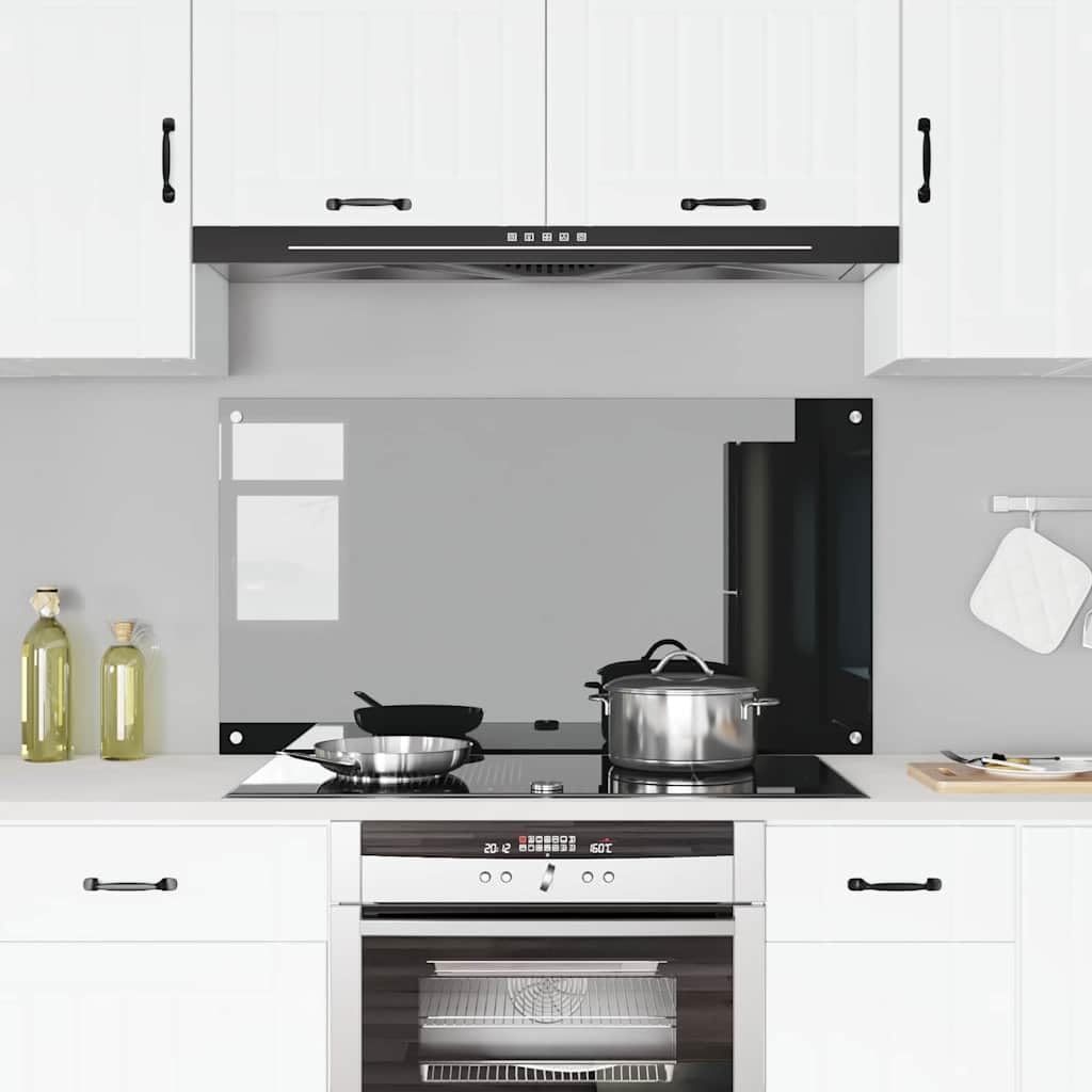 INLIFE Küchenrückwand Schwarz 110 x 60 x 0.6 cm,Heim & Garten,Küche & Esszimmer,Küchenhelfer & -utensilien,Schwarz,10.9 KG,42001300