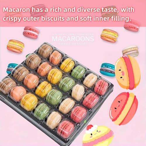 Noble Createaprototype 24Pcs Cake Premium French Macarons Cookies Gift Baskets thumb #3