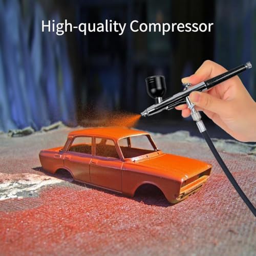 Kit compresseur aérographe 50 Psi pour nail art et manucure précise