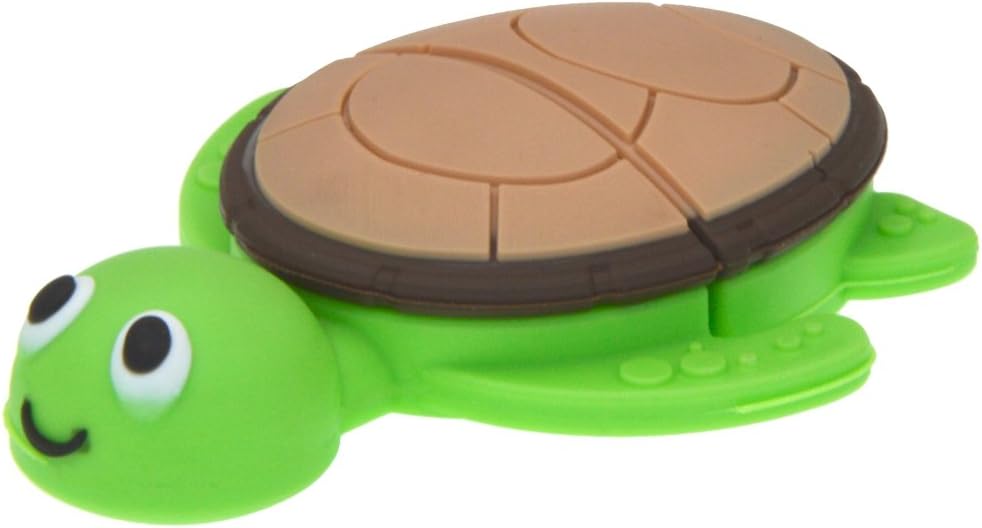 Uflatek Memory Stick 64 GB Tortoise USB Stick 2.0 Silicone Flash Drive 64GB Novelty Pen Drive Green Sea Turtle Thumb Drive Data Storage Funny Gift