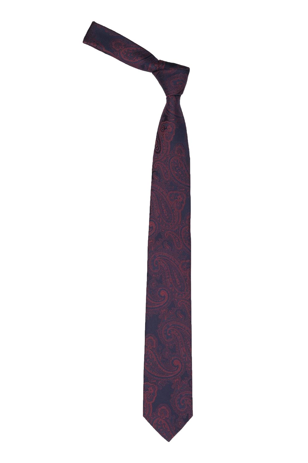 louis philippe Men Navy Embroidered Tie-picture-12