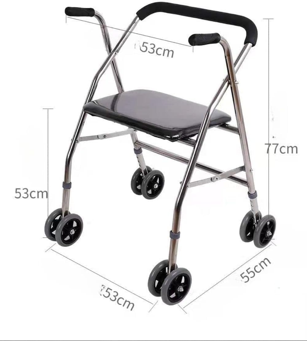 歩行器付車椅子 インタージェット AIJ コンフォート 三輪 スライド座面タイプ