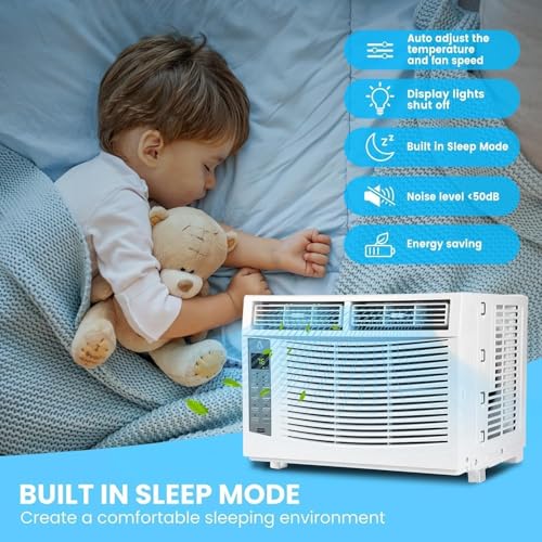 Garvee 8,000 Btu U-Shaped Window Air Conditioner, WiFi & App Control, Ultra Quiet, Enabled Saddle Window AC Unit Cools Up to 350 Sq. ft, Cooling, Dehumidifier, Flexible for Home/Office by Garvee - Image 2