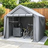 Ball & Cast Fahrradgarage, Motorrad Garage mit UV-Schutz PE-Dach