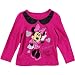 Disney Girls' Minnie Mouse Heart Long-Sleeve T-Shirt