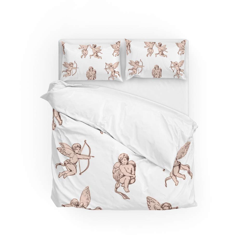Housse de couette Dieu d'amour infroissable 3 pièces pour en finir avec le repassage