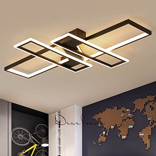 Plafonnier LED avec télécommande pour ajuster la lumière du salon