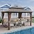 Yardsight 12'x14' Hardtop Gazebo, Outdoor Aluminum Frame Galvanized Steel Double Roof Pavilion with Netting and Shaded Curtains, Permanent Metal Pergolas for Patio, Backyard, Deck and Lawns.