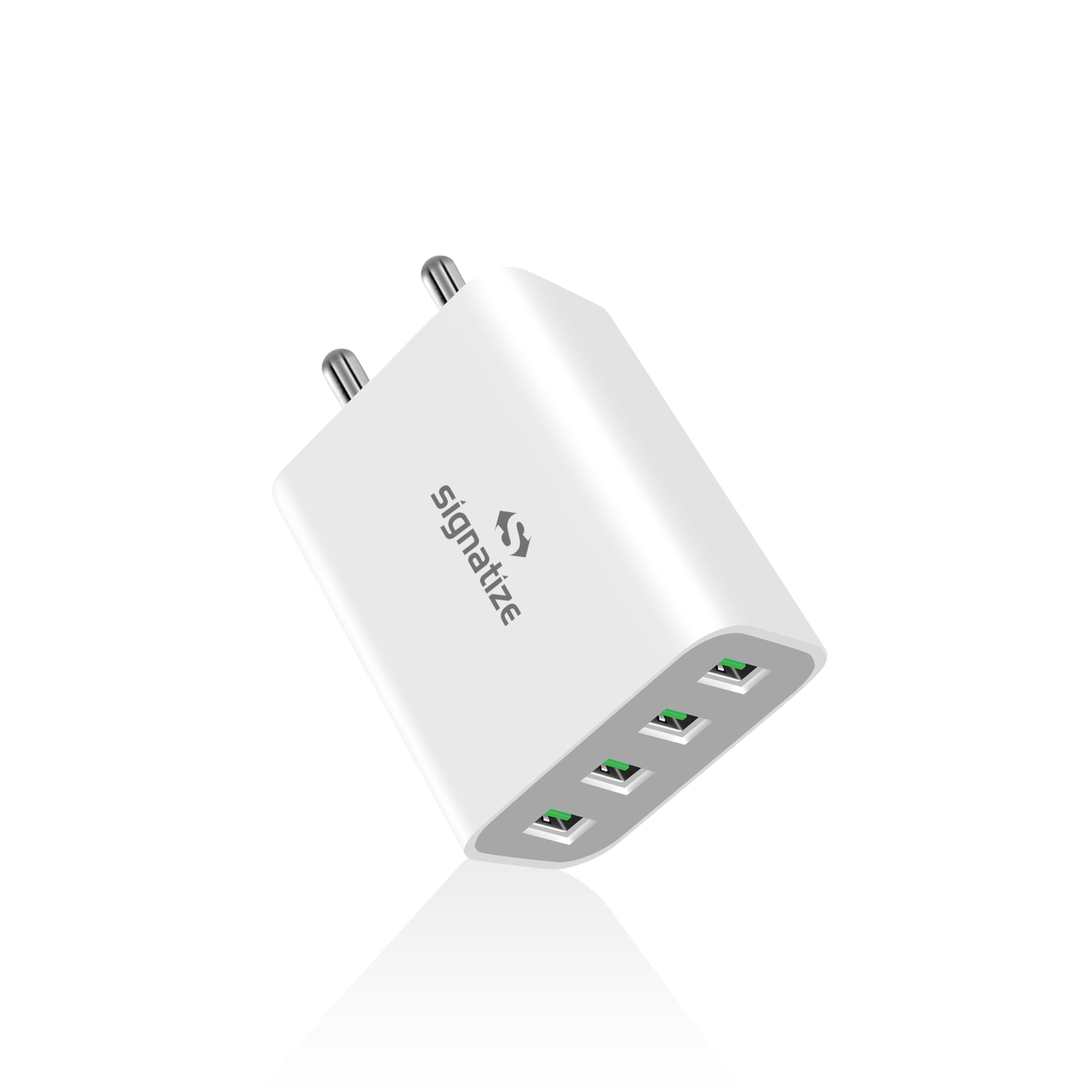 SIGNATIZE Four Port 4.2A Wall Micro Charger, USB Wall Charger Fast Charging Adapter-image-40
