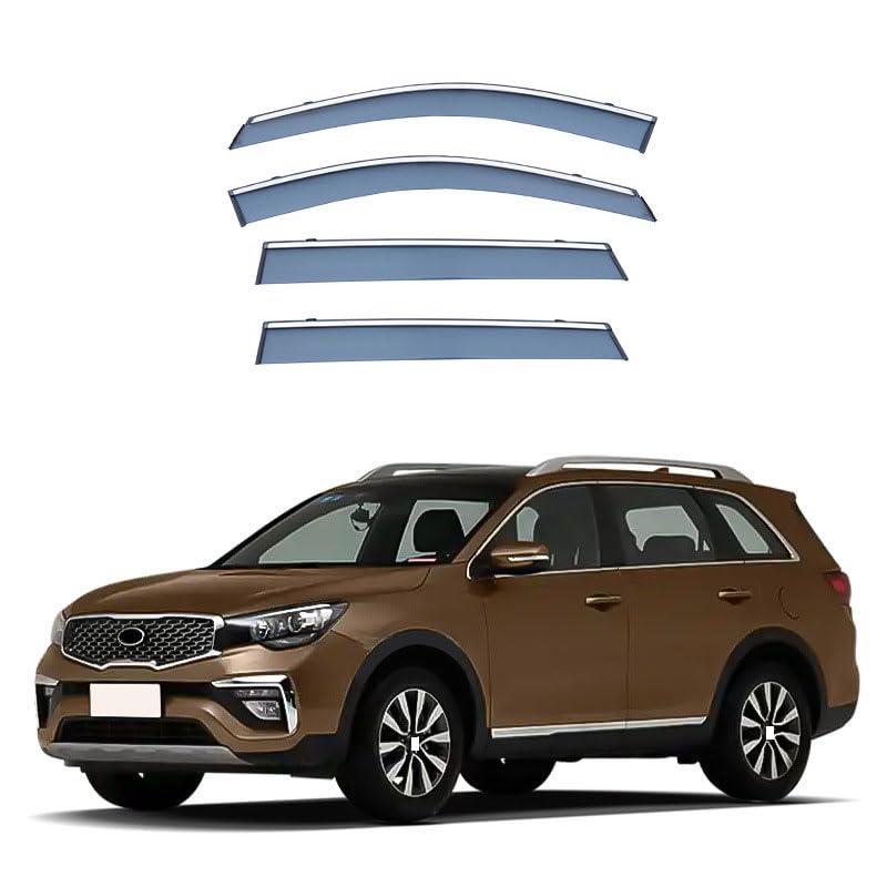 Deflectores de aire KIA KX7 accesorios de ventanas derivabrisas lluvia sol